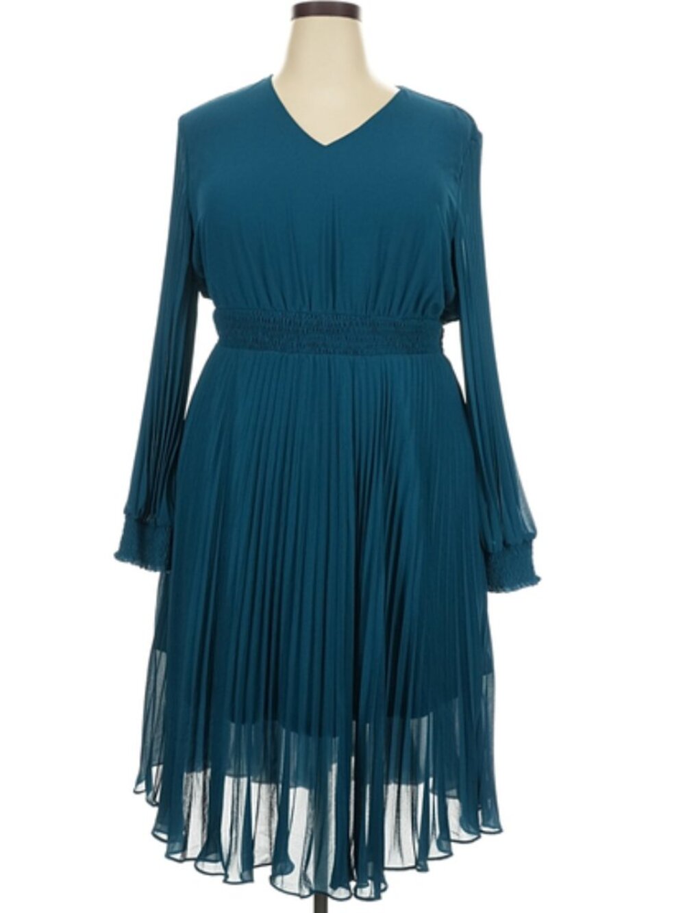 Grace Karin Long Sleeve Teal Dress